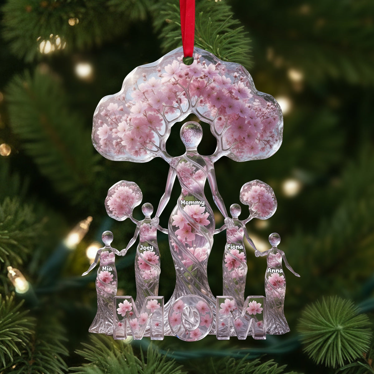 Gracefully Elegant Mom Tree Of Life Ornament, Personalized Gifts For Mom 01qhlu011025-Homacus
