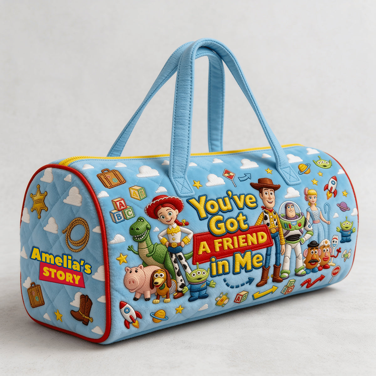 You Have Got A Friend In Me Quilted Duffle Bag - Personalized Gifts 02nadt250626-Homacus