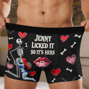 Naughty Couple Men's Boxers - Personalized Gifts For Him 06ohqn261225-Homacus