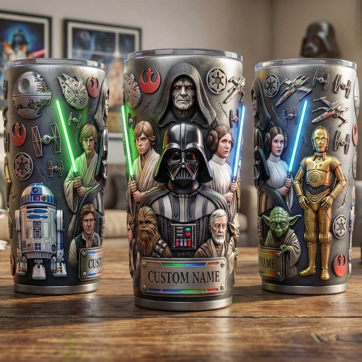 Futuristic Space Warrior Tumbler - Personalized Gifts 04huqn140126-Homacus