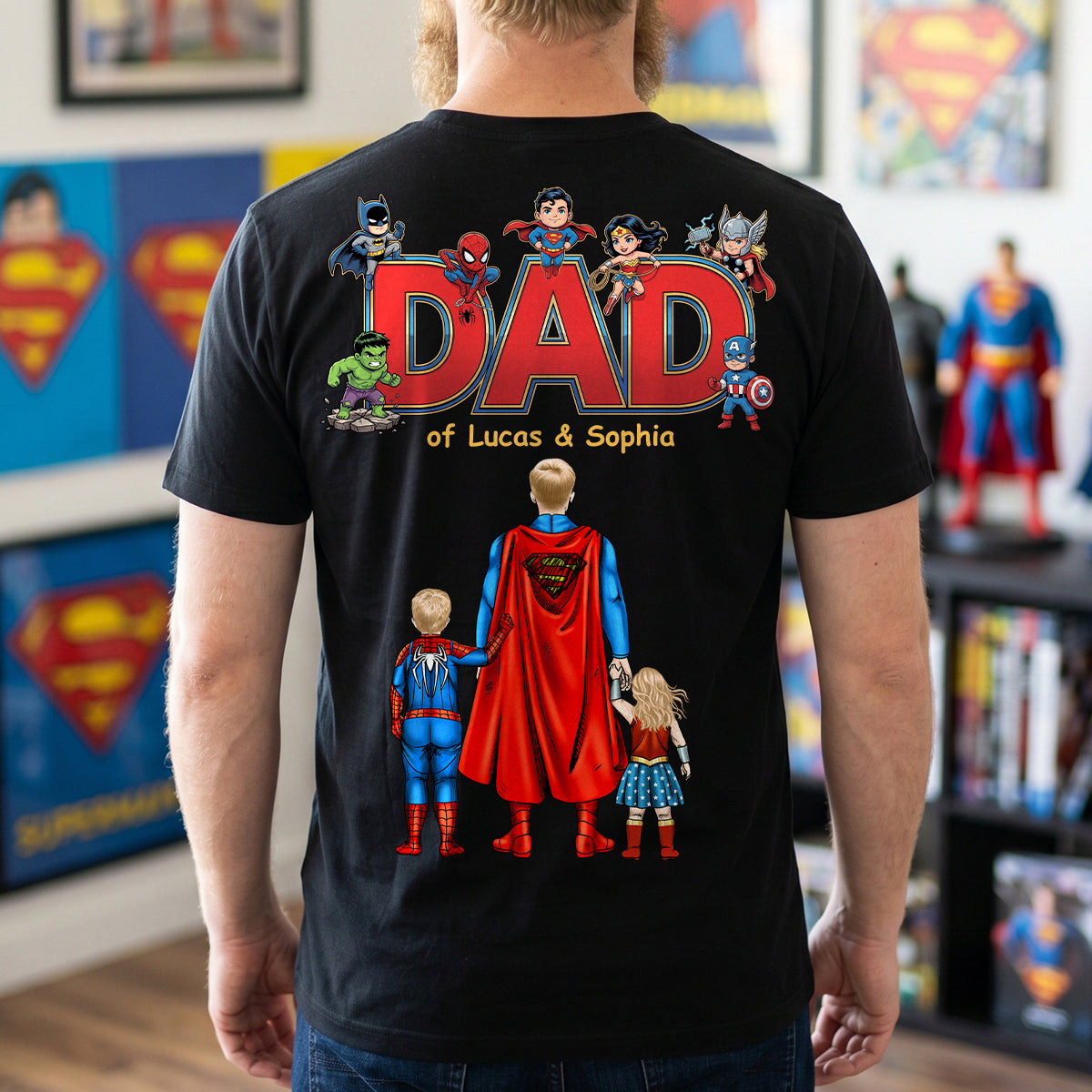 Heroic Dad Shirt - Personalized Gifts For Father's Day Shirt 03HUTN040626PA