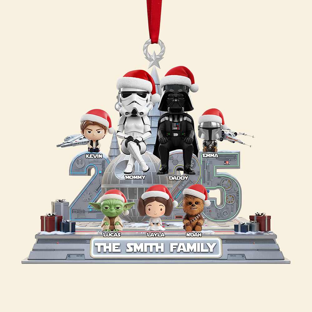 Family Acrylic Christmas Ornament - Personalized Gifts For Family 01ohta051125-Homacus