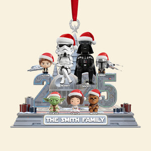 Family Acrylic Christmas Ornament - Personalized Gifts For Family 01ohta051125-Homacus