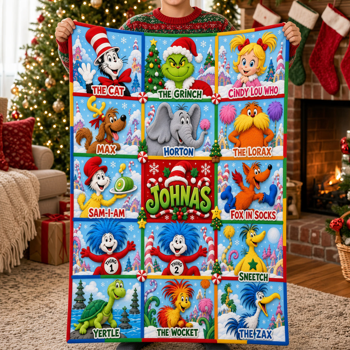 Christmas Blanket - Personalized Gifts For Christmas 02patn231026-Homacus