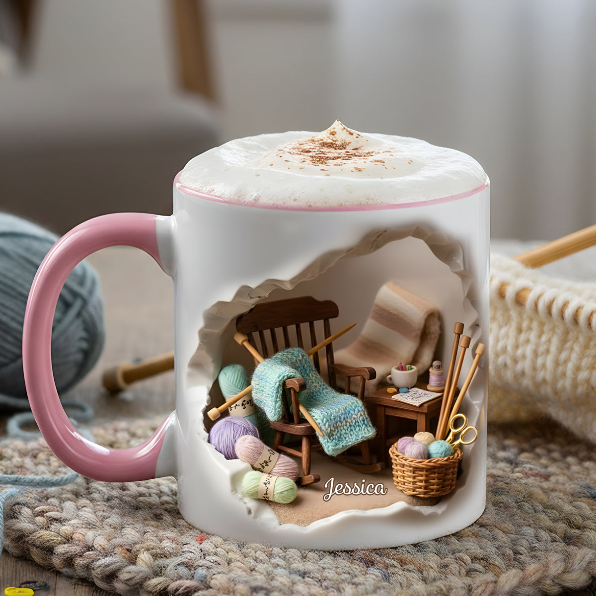 Sewing Coffee Accent Mug - Personalized Gifts For Sewing Lovers 07hylu111225-Homacus