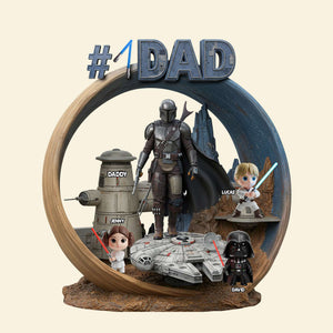 The Cosmic Energy Dad Acrylic Plaque - Personalized Gifts For Father 03QHTN250425-Homacus