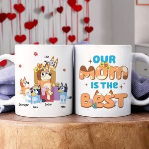 Personalized Gifts For Mom Coffee Mug Our Mom Is The Best 03NAHN210224-Homacus