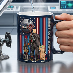 Best Dad Ever Magic Mug - Personalized Gifts For Patriotic Dad 02NATN050526-Homacus