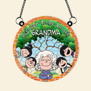 Personalized Gifts For Grandma Suncatcher Ornament 04XQMH170624HH-Homacus