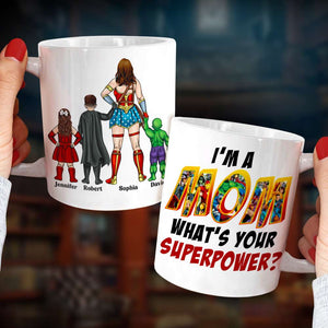 Superhero Mom DR-WHM-03dnqn180323tm Personalized Coffee Mug-Homacus