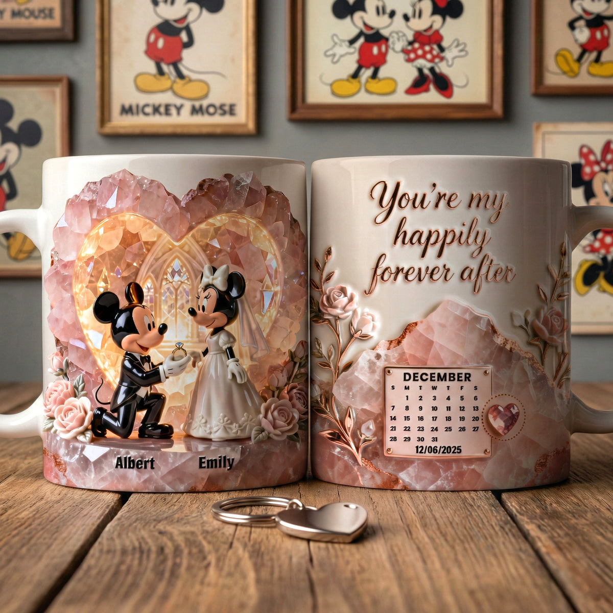 Wedding Couple Coffee Mug - Personalized Gifts For Couple 06paqn150126-Homacus