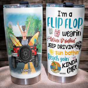 Personalized Gifts For Her Tumbler I'm A Flip Flop Wearin'-Homacus