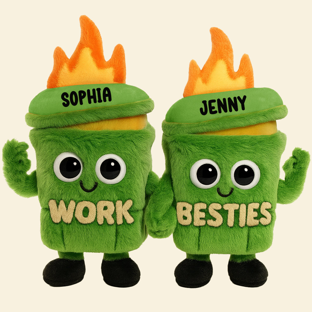 Cute Dumpster Coworker Shaped Pillow  - Personalized Gifts For Coworkers 05NATN151125