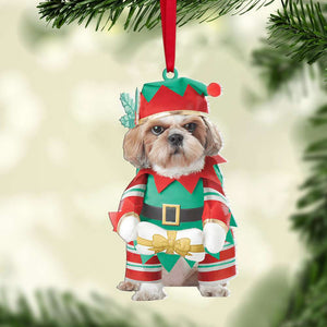 Personalized Gifts For Dog Moms Dog Dads 03HUMH290824 Funny Christmas Custom Photo Dog-Homacus