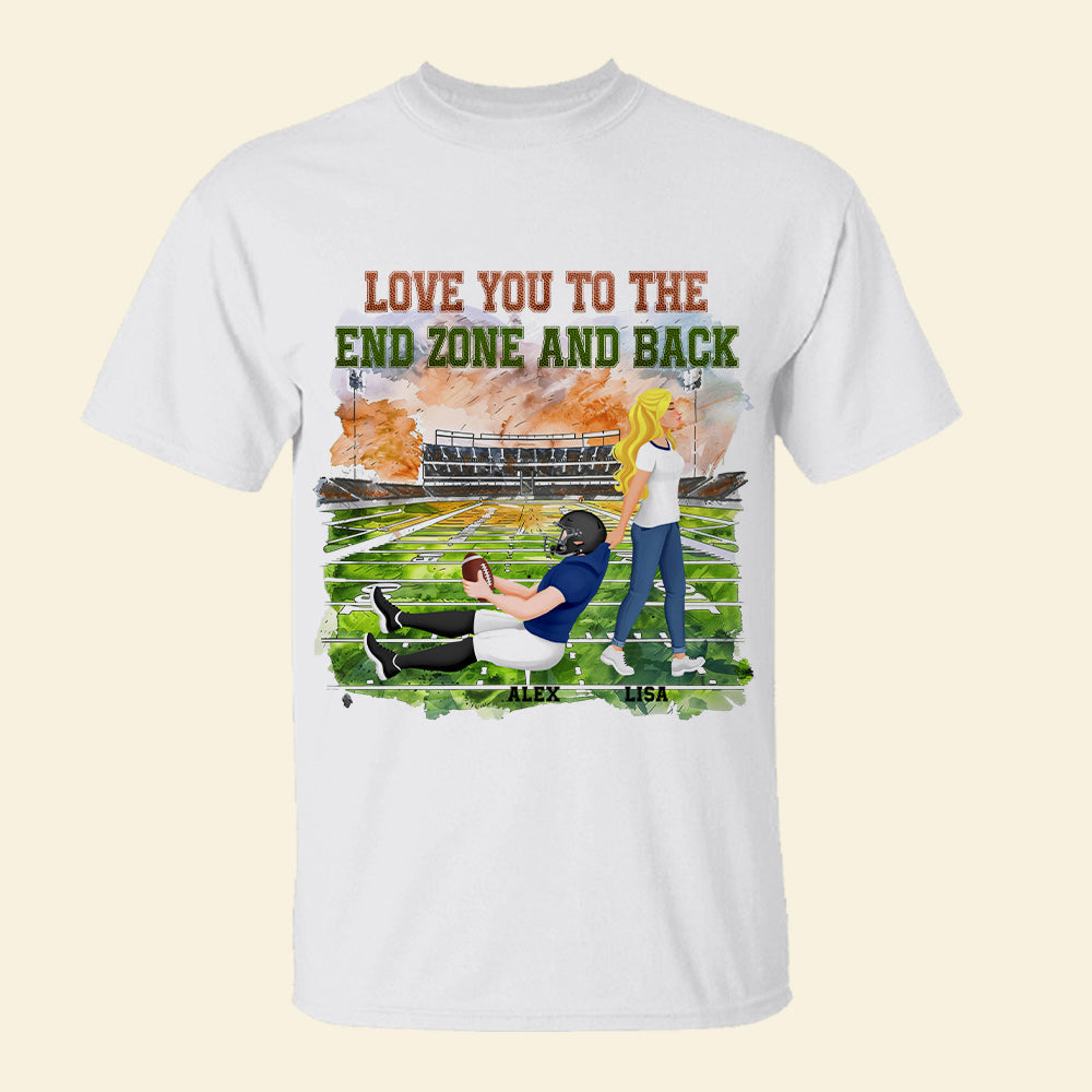 Personalized Gifts For Couple Shirt Football Lover Couple 01XQMH040125PA-Homacus