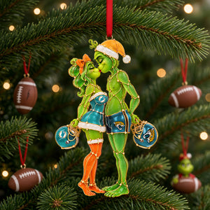 Furry Mischief Couple Acrylic Ornament - Personalized Christmas Gifts For Playful Sporty Couple 03hulu221026-Homacus