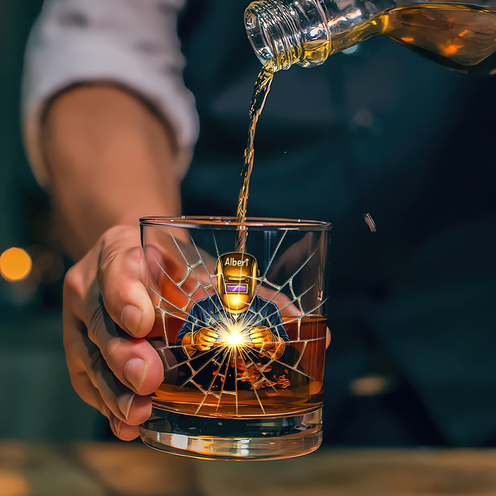 Professional Welder Drinking Glass – Personalized Gifts For Welder 02hyqn271125-Homacus