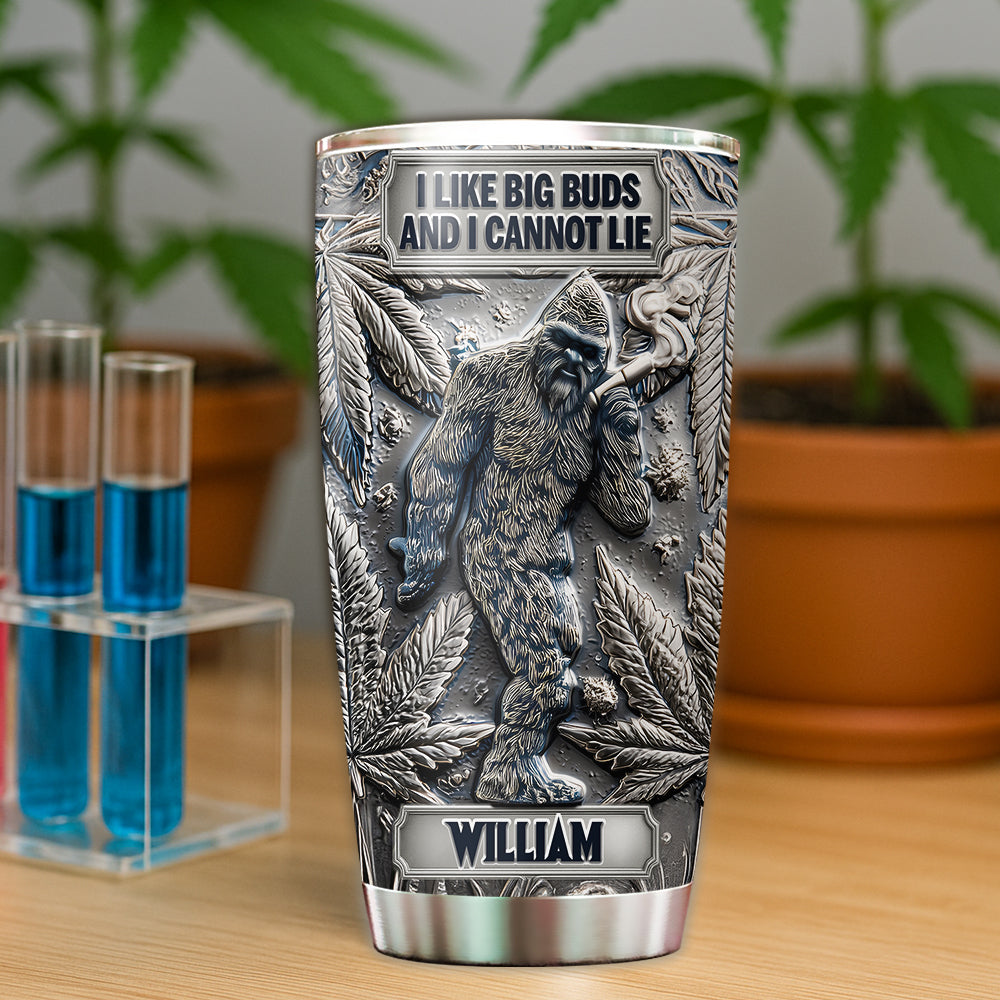 Smoking Sasquatch 20oz Tumbler - Personalized Gifts For Stoners 05TGLU210625-Homacus