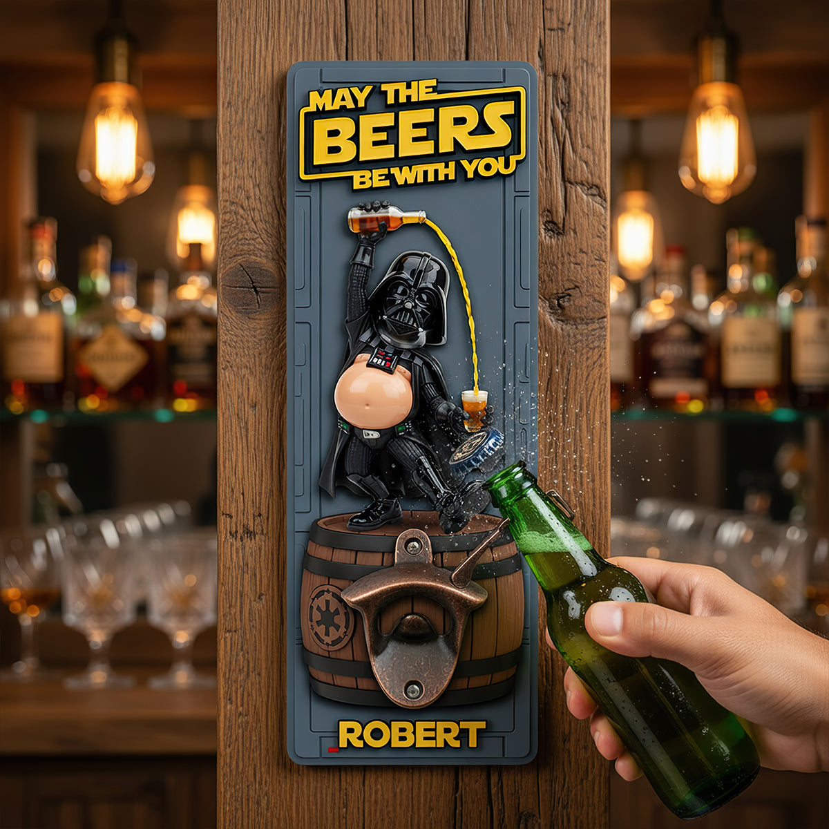 Cosmic Brew Wall Bottle Opener - Personalized Gift For Space Lovers 07TODT290726