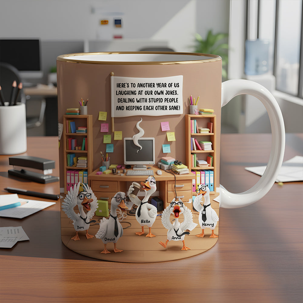 Silly Goose Coworker Mug Personalized Gifts For Coworkers 03KIDT221125-Homacus