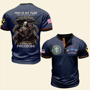 Custom Military Branches Gifts For Veteran Lapel Shirt Bald Eagle Soldier 01HUMH040724-Homacus