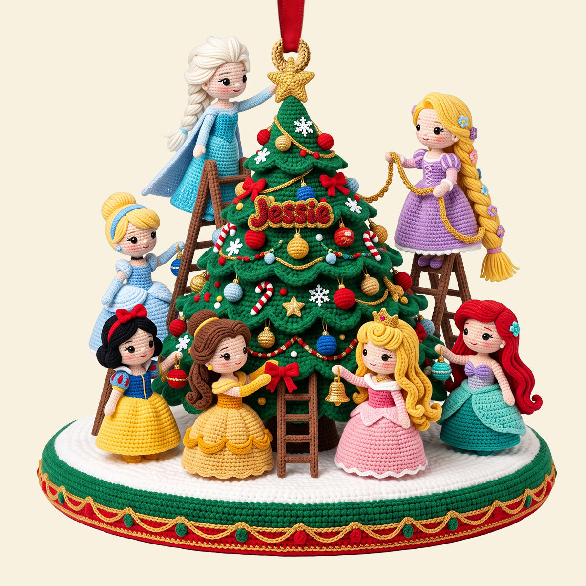 Fairytale Christmas Tree Acrylic Ornament - Personalized Gifts 07tyta121026-Homacus