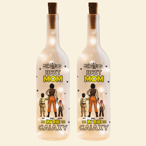 Personalized Gifts For Mom Bottle Lamp, Best Mom In The Galaxy 02TGMH140225DAHHHG-Homacus