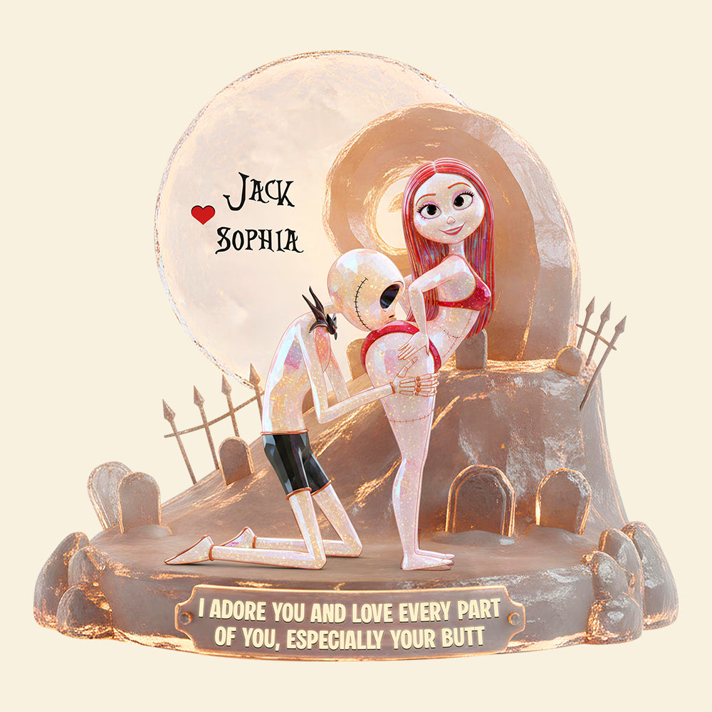 I Adore You And Love Every Part Of You Acrylic Light Box - Personalized Gifts For Couples 01ohtn031225-Homacus