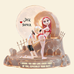 I Adore You And Love Every Part Of You Acrylic Light Box - Personalized Gifts For Couples 01ohtn031225-Homacus