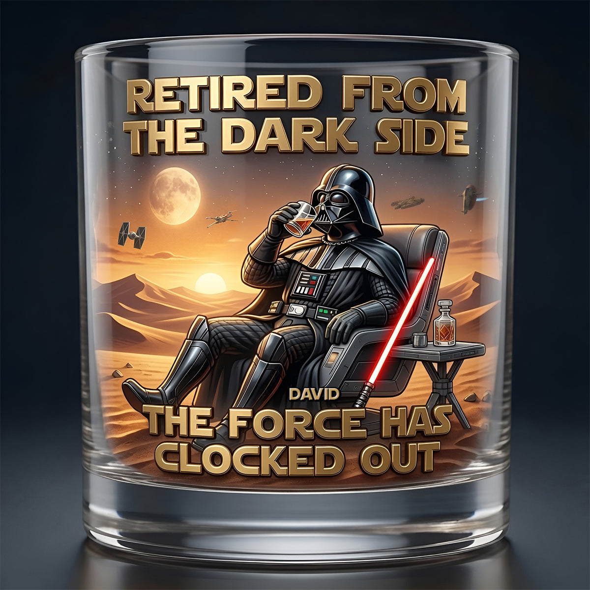 Retirement Round Glass - Personalized Retirement Gifts 03tydt110626-Homacus