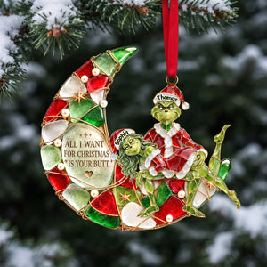 Mischievous Couple Christmas Ornament - Personalized Gifts For Couple 02ohlu080926