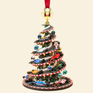 Personalized Gifts For Racing Cars Lovers Christmas Acrylic Ornament 03hytn090925-Homacus