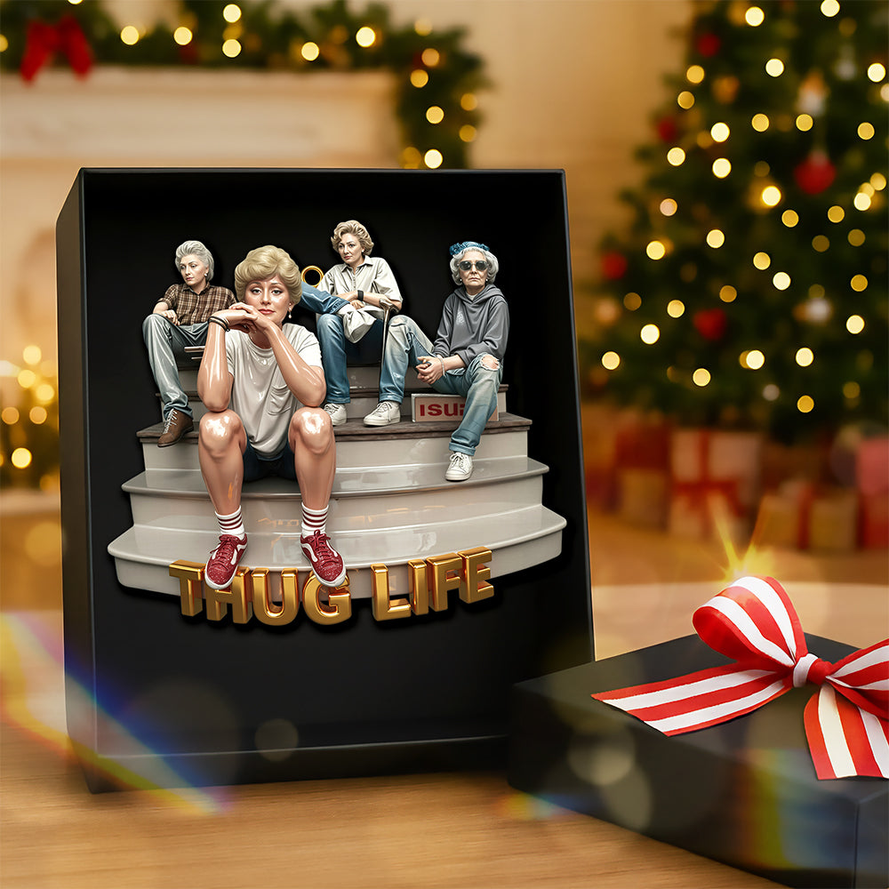 Funny Friends Ornament - Personalized Gift For Christmas Ornament 03OHQN051125-Homacus