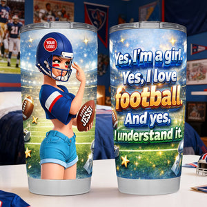 Cheer Energy Girl Tumbler - Personalized Gift For Sport Lovers 04HULU130126-Homacus