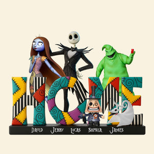 The Spooky Family Acrylic Plaque - Personalized Gifts For Family 01OHTN300525-Homacus