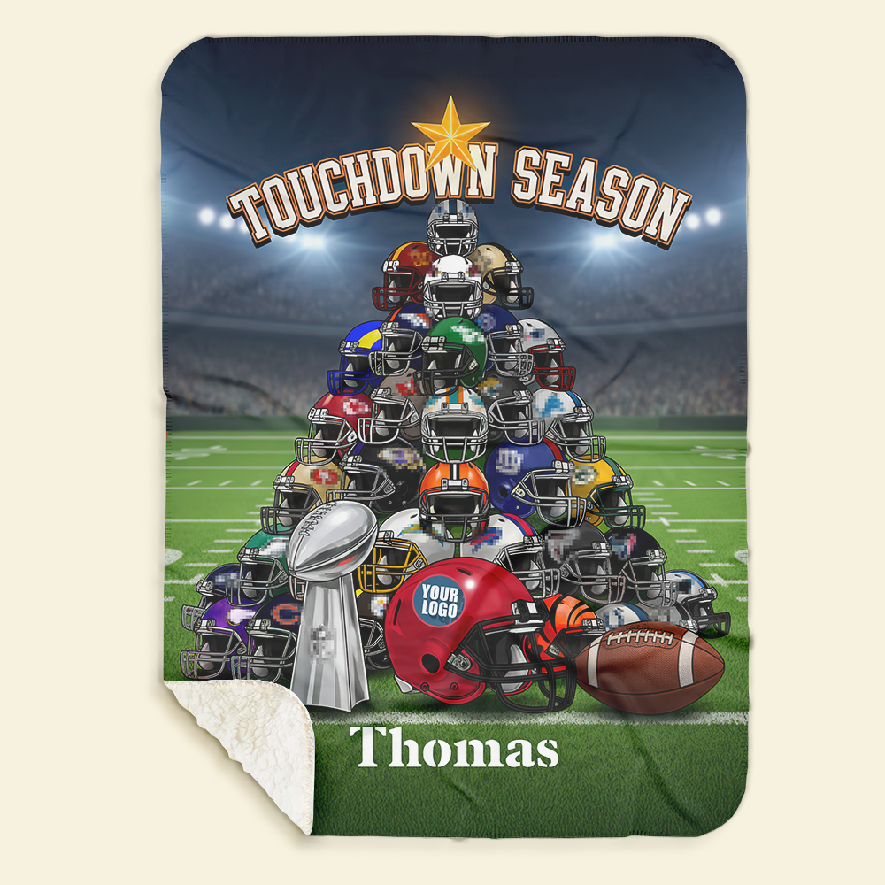 Touchdown Season Blanket Personalized Gifts For Fans 06HUDT071025-Homacus