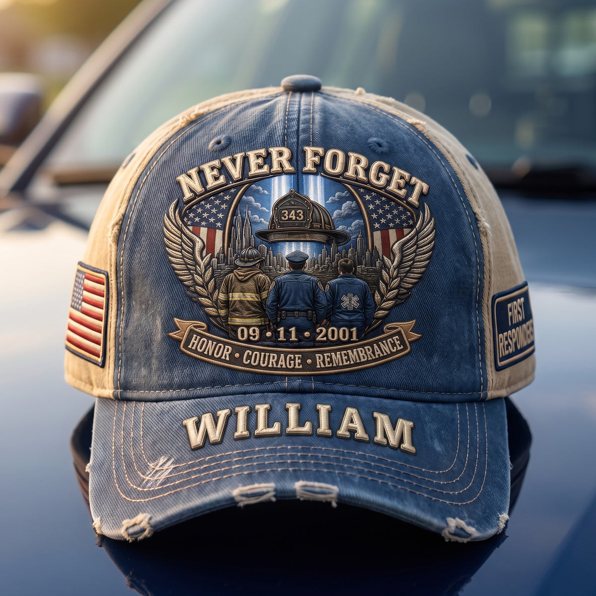 9/11 Memorial Personalized Classic Cap – Honor The Fallen, Never Forget 04tyqn310726-Homacus