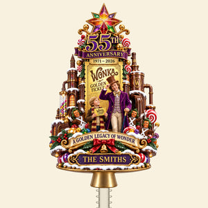 A Golden Legacy Of Wonder Tree Topper - Personalized Christmas Gifts 01hata140926