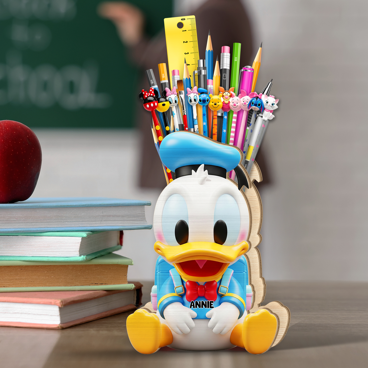 Cute Back To School Pen Holder - Personalized Gifts For Kids 02pglu230725-Homacus