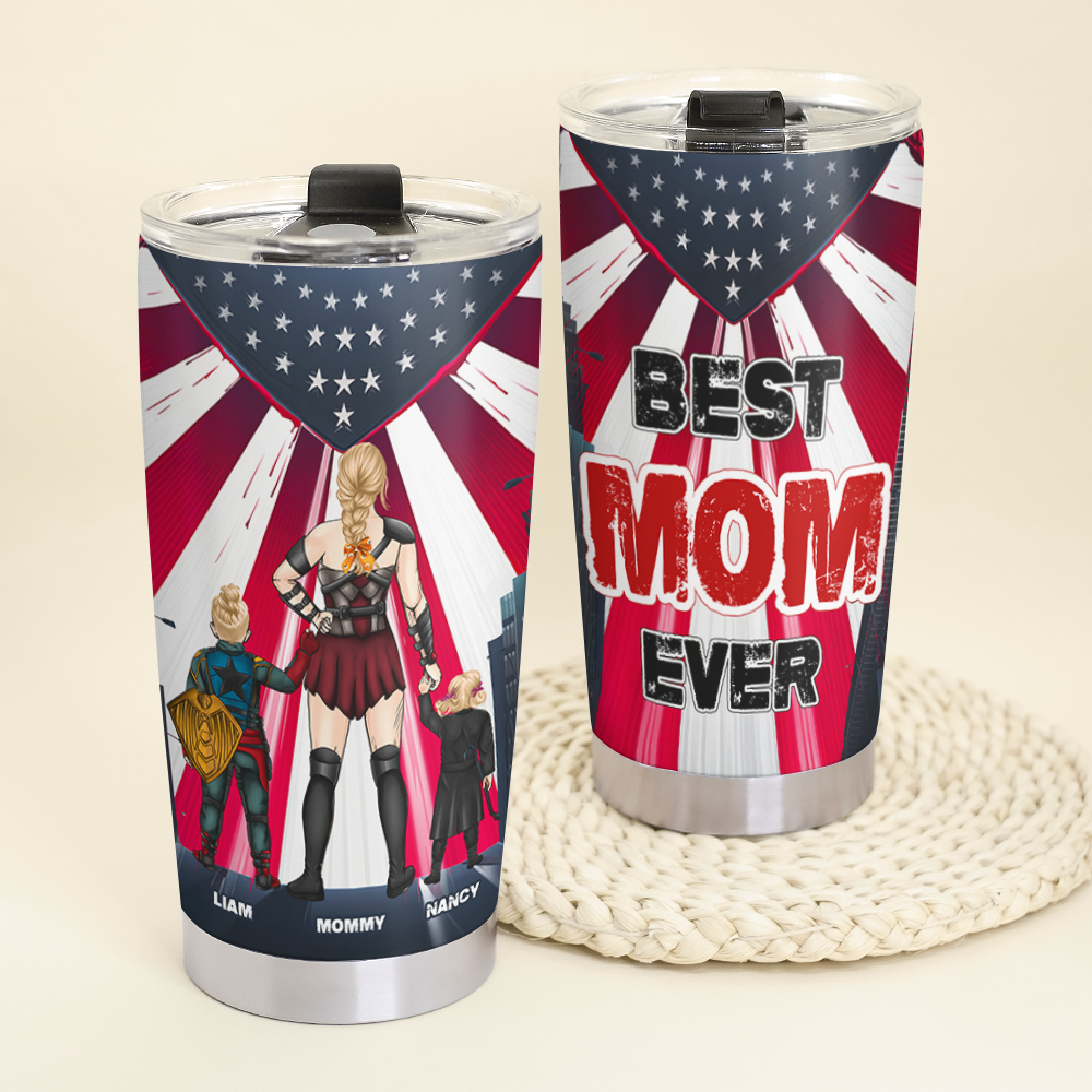 Personalized Gifts For Mom Tumbler Best Mom Ever 03topu140425hg-Homacus
