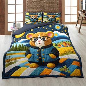 Personalized Gifts For Kids Hamster Quilt Bed Set 05katn220125-Homacus