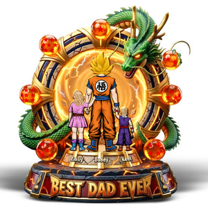 Best Dad Ever Acrylic Plaque - Personalized Gifts For Dads 03toqn070526-Homacus