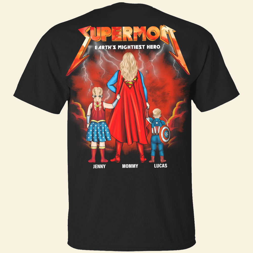 Personalized Gifts For Mom GRER2005 Shirt 03totn080425pa Super Mom-Homacus