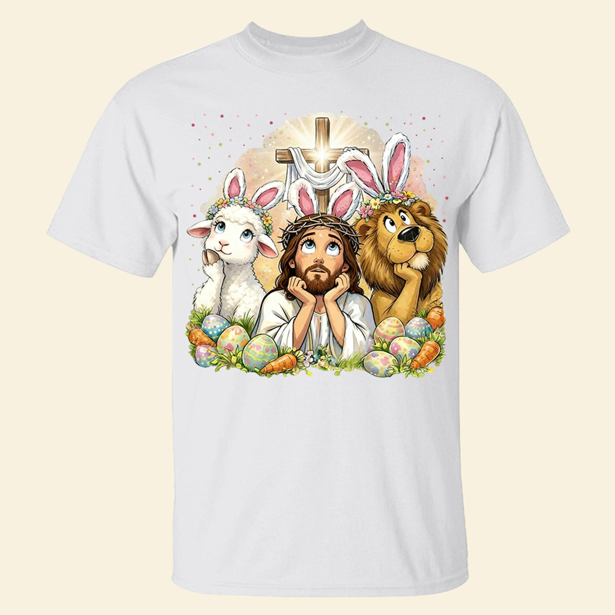 Easter Admirer Shirt, Personalized Easter Gifts For Christians 02qhqn100326-Homacus