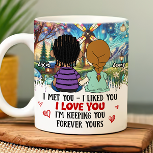 Personalized Gifts For Cartoon Lover Mug Couple Lover I Met You I Like You 06xqpu161224hg-Homacus