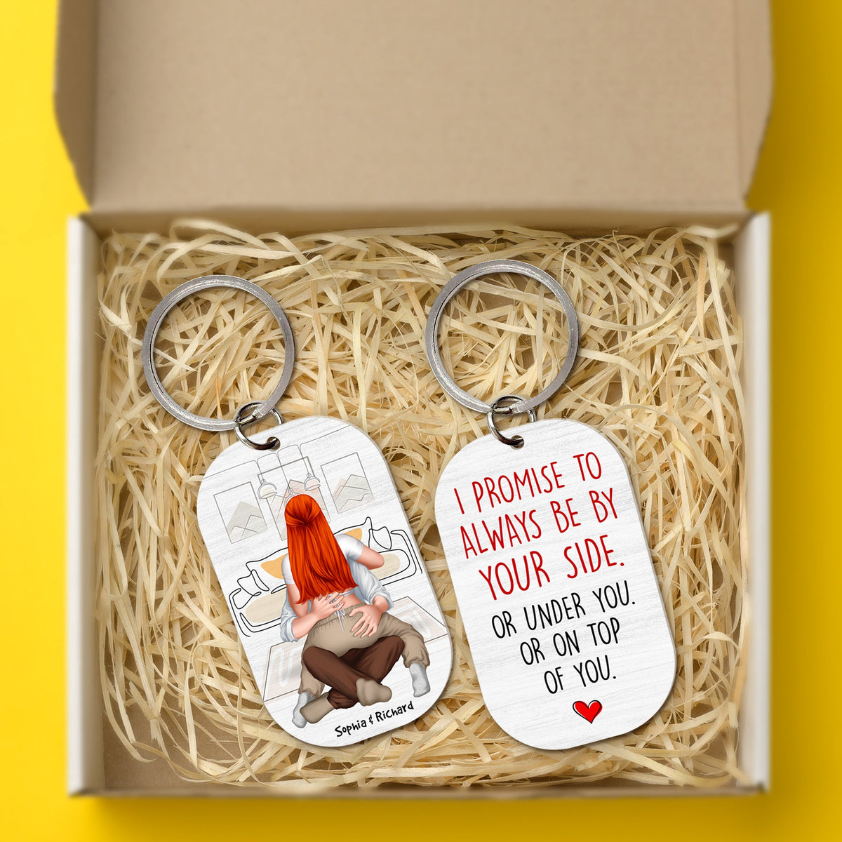 Personalized Gifts For Couple Keychain 03acqn170624hh-Homacus