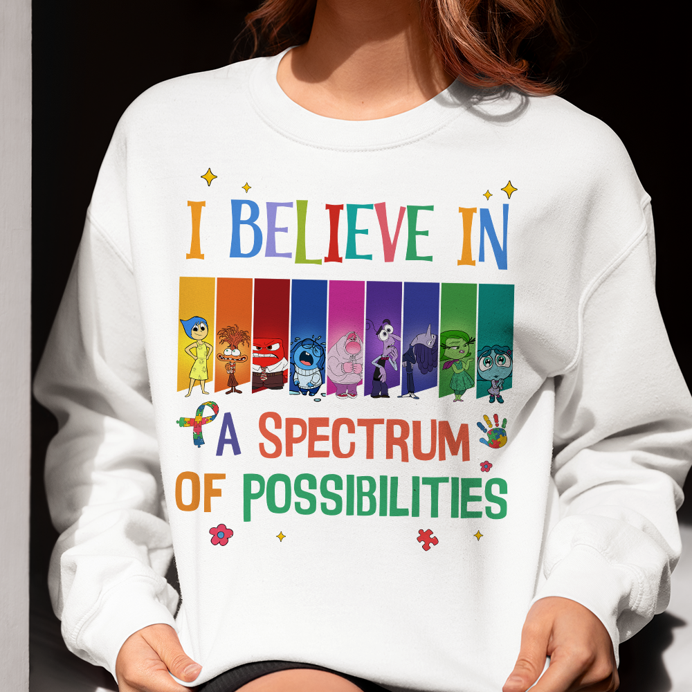 Gifts For Autism Shirt I Believe In A Spectrum Of Possibilities 05xqpu220225-Homacus