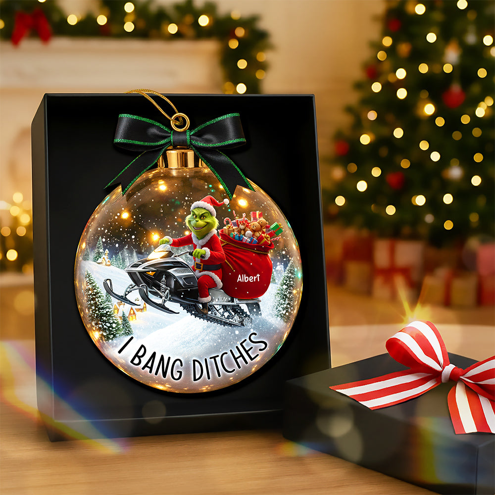 Snowmobile Adventure Christmas Ornament - Personalized Gifts For Fans 03paqn250925-Homacus