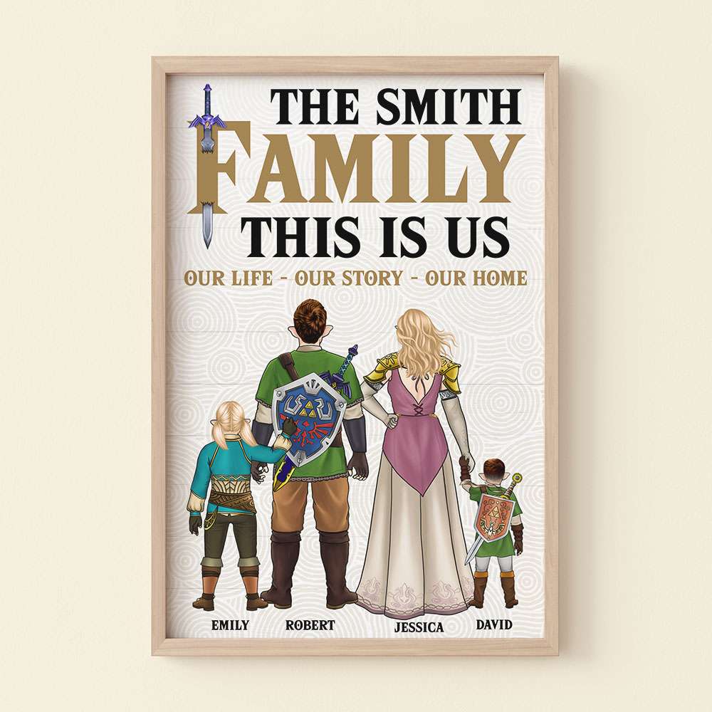 Personalized Gifts For Family Canvas Print 03acqn020724hg-Homacus