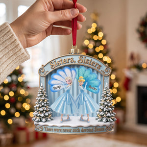Sisters Christmas Ornament - Personalized Gifts For Christmas 02natn161026-Homacus